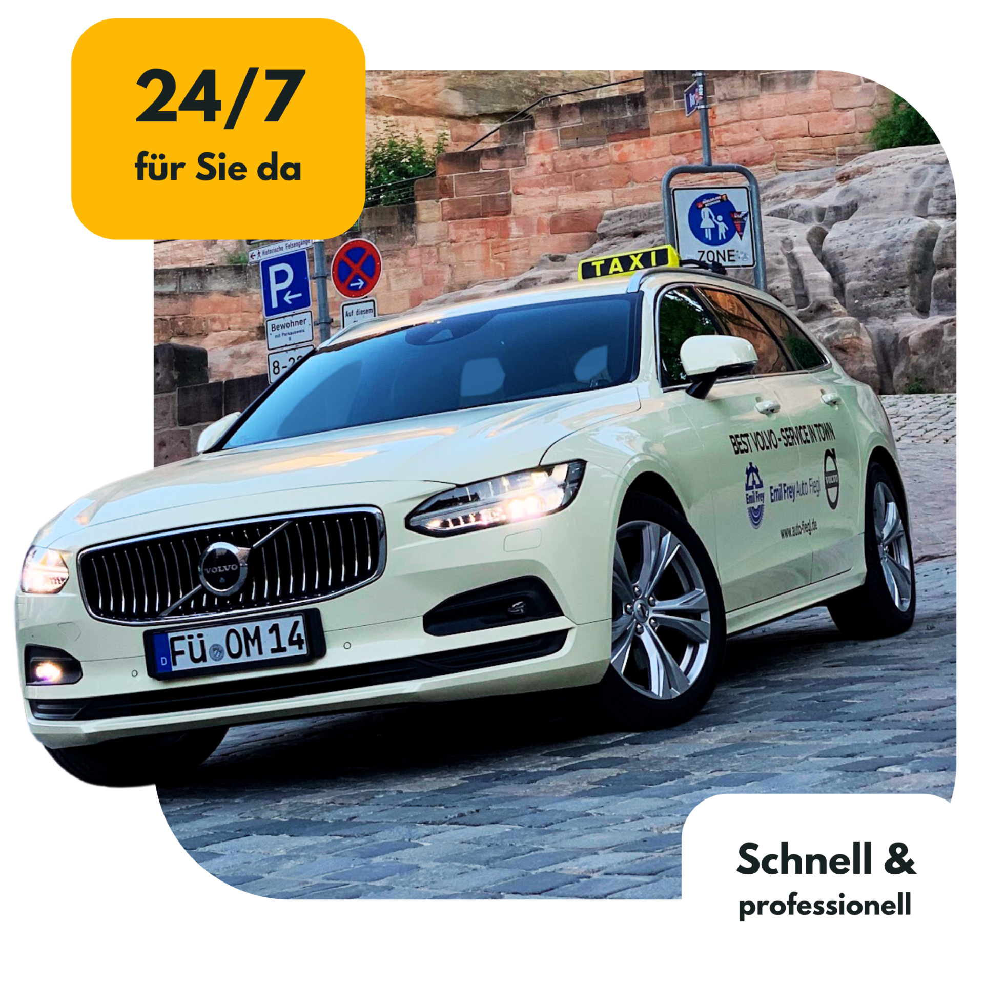 Titelbild der Website AS Taxi Fürth und Fahrdienst